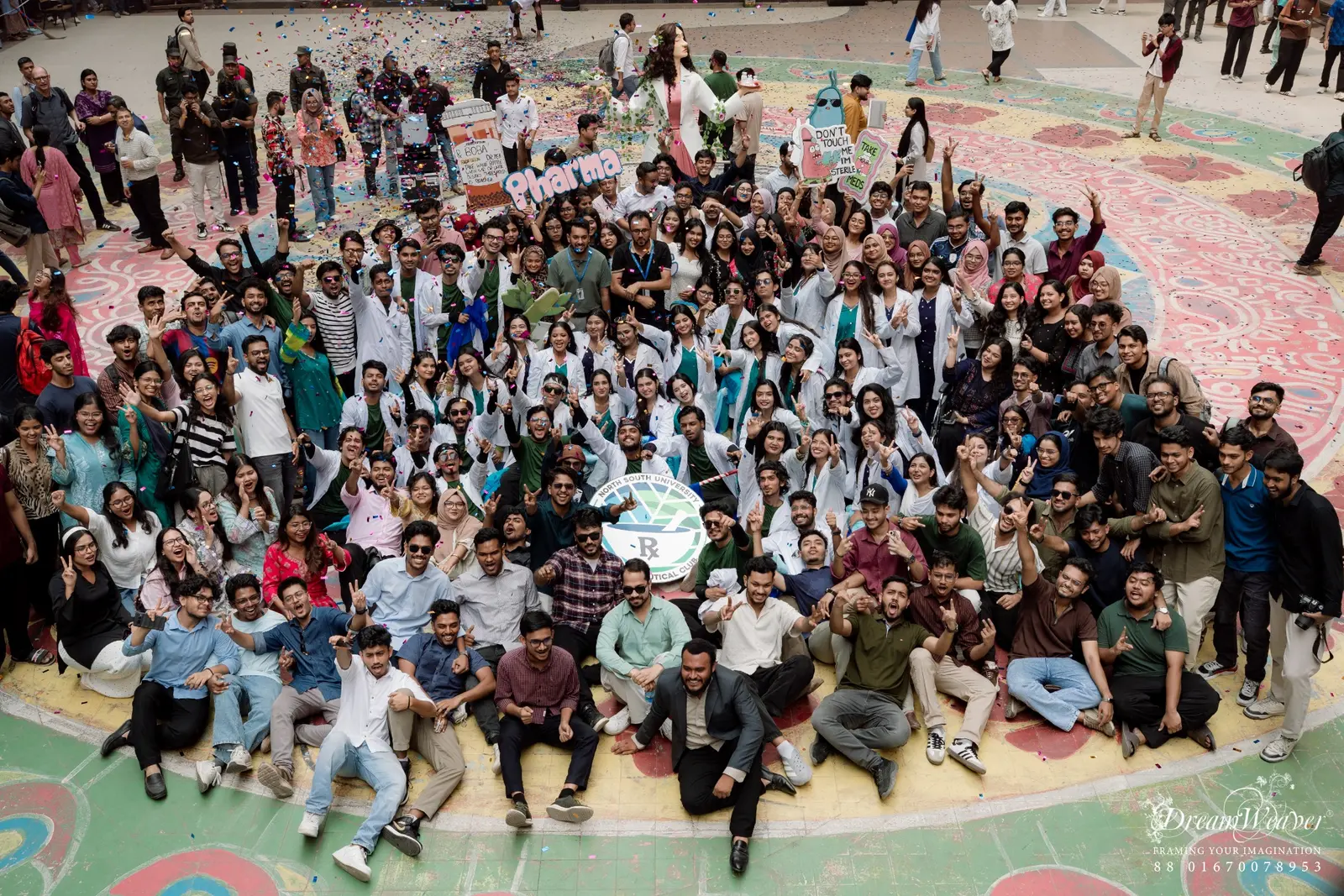 NSUPC members gathered together after a club activity