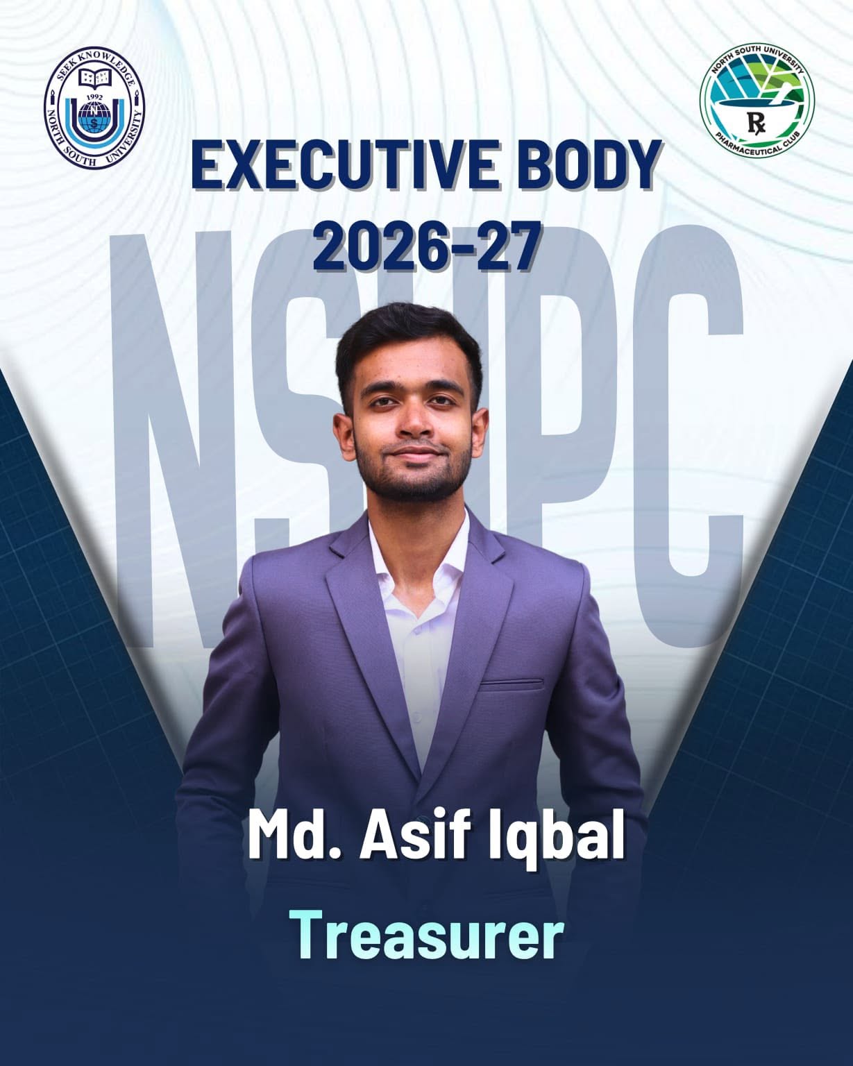 Md. Asif Iqbal, Treasurer