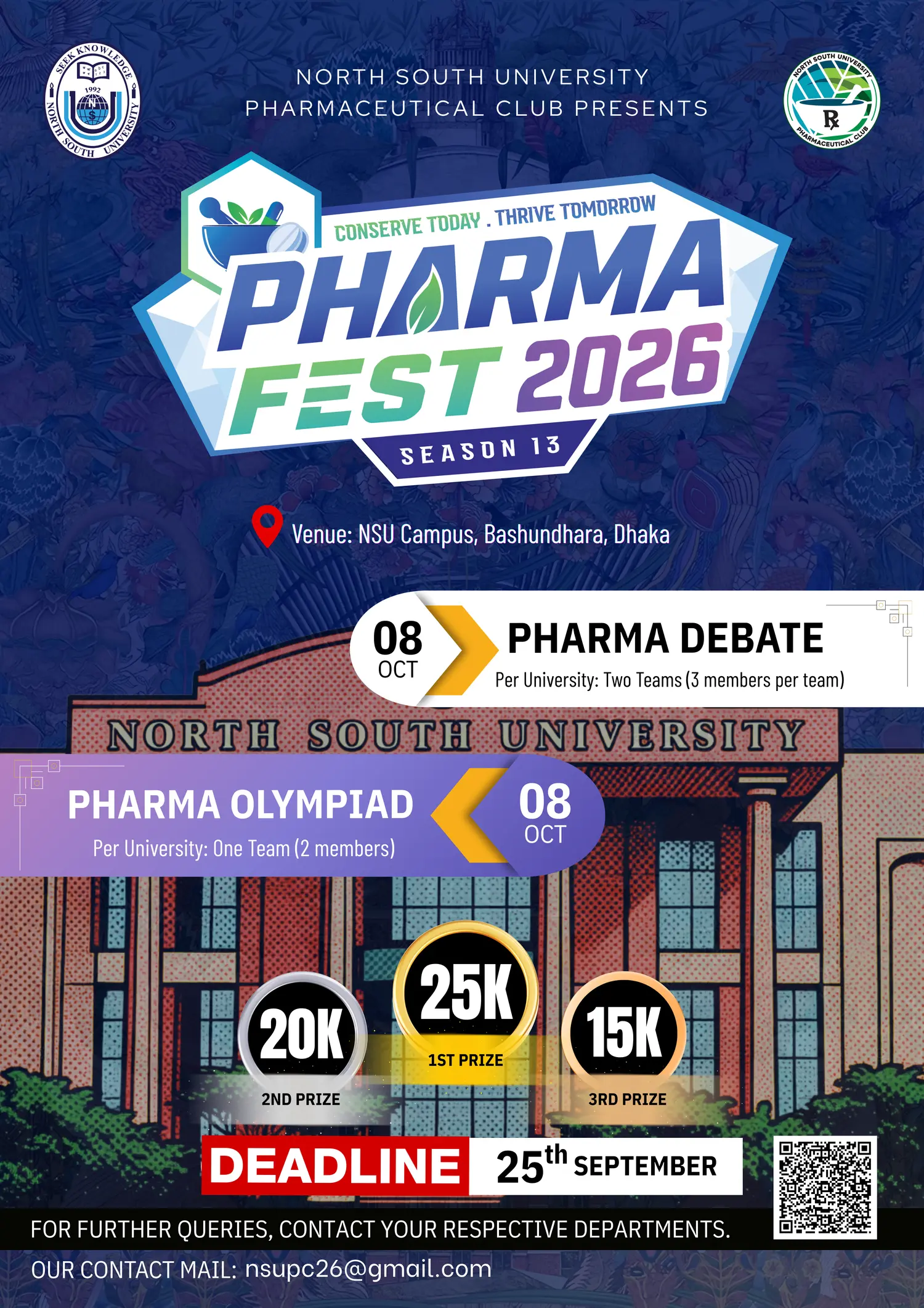 Pharma Fest 2026 official poster